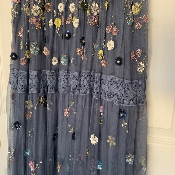 Needle & thread garden flower blue dress size 2 - Picture 8 of 16